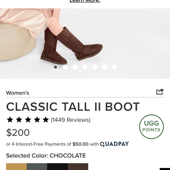 quadpay uggs